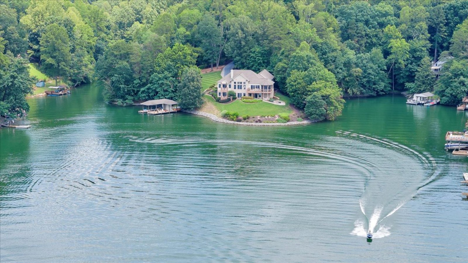 Over 1k feet of Private Waterfront