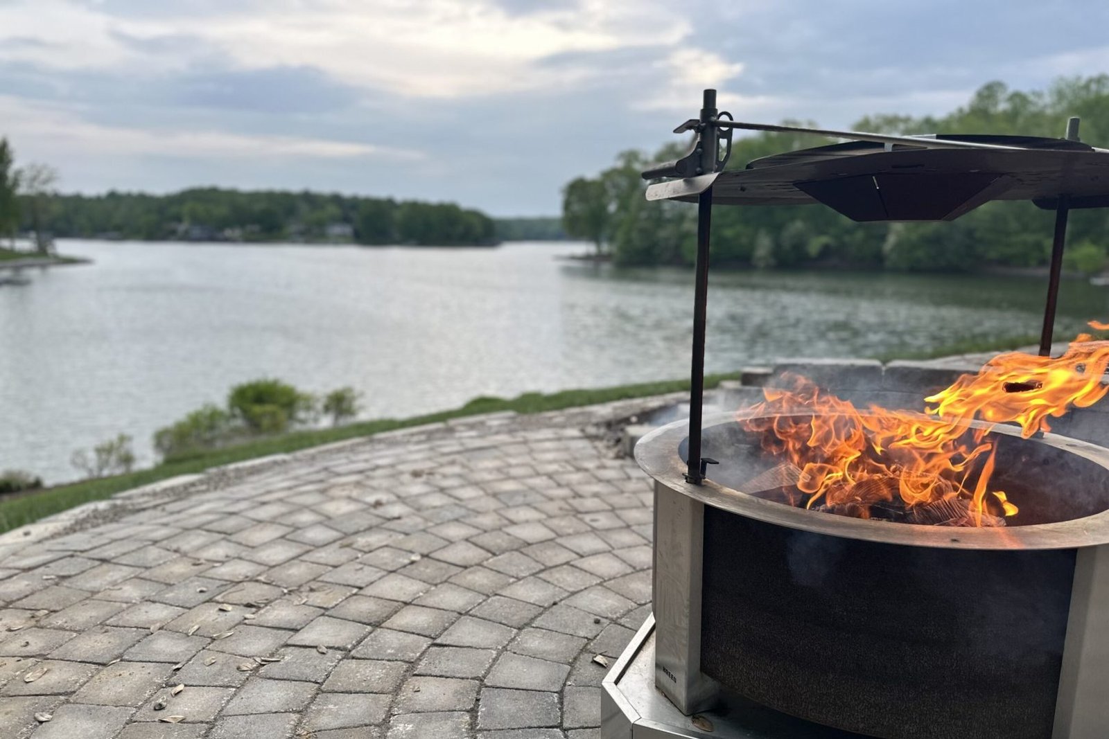 Outdoor Firepit Close Up
